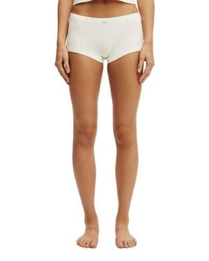 Cotton On Dreamy Soft Pointelle Micro Short - Multicolor