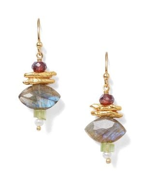 Chan Luu Lisbeth Drop Earrings - Metallic
