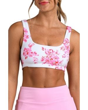 La Blanca Rally Rose Sports Bra - Purple