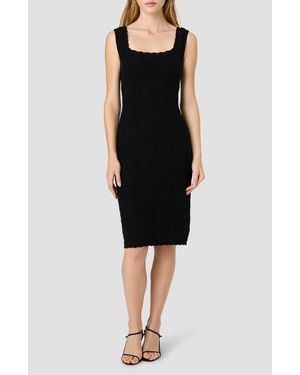 French Connection Nellis Stitch Sleeveless Body-Con Dress - Black