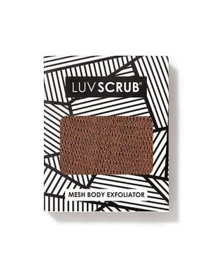 LUV SCRUB Mesh Body Exfoliator - Black