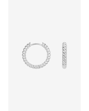 Dower & Hall Small Twist Hoops - Multicolor