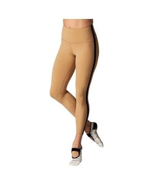 Tavi High Waisted 7/8 Stripe Legging - Natural