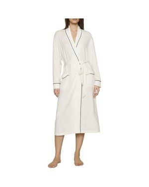 Eberjey Gisele Longline Robe - White