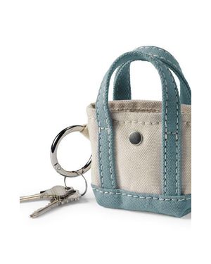 Lands' End Mini Canvas Tote Charm - Blue