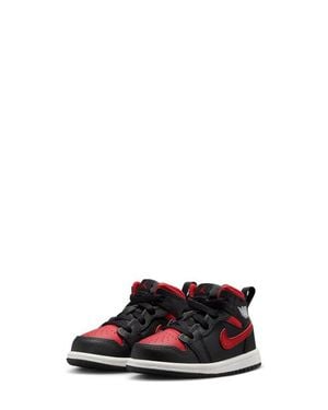 Nike Kids' Air 1 Mid Sneaker - Black