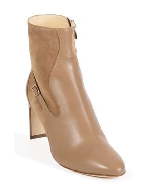 Elizee Cora Bootie Leather Ankle Boots - Brown