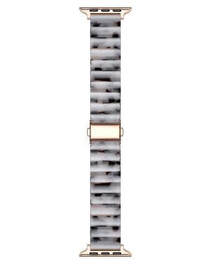 The Posh Tech Charlie Resin Link Bracelet Apple Watch Watchband - White