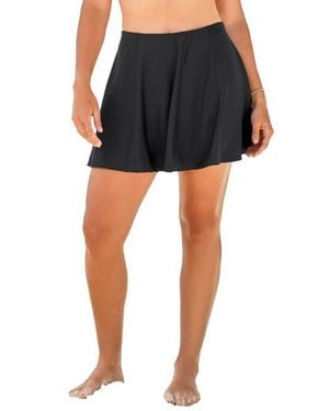 Swim 365 Compression Swim Skirt - Black