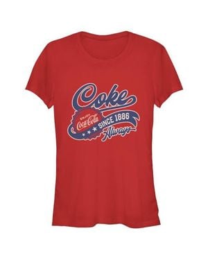 Coca Cola Junior's Always Enjoy Since 1886 T-Shirt - Red