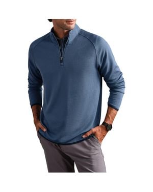 Rhone Founders Golf Quarter Zip - Blue