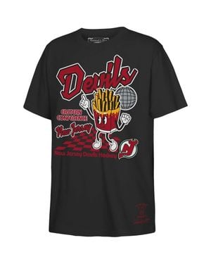 Mitchell & Ness Youth New Jersey Devils Concession Stand T-Shirt - Black