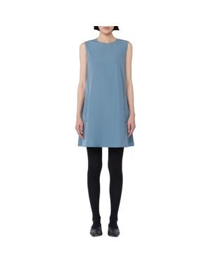 MM by Max Mara Pavido Sleeveless A-Line Dress - Blue