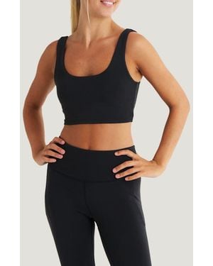 Free Fly Terraflow Scoop Neck Performance Tank - Black