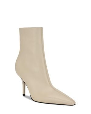 Nine West Ohmy Pointed Toe Bootie - White