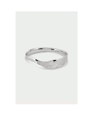 TUTTI Edge Bangle - White