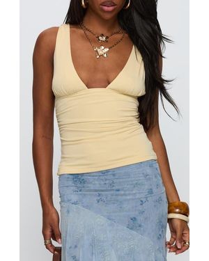Princess Polly Sublime Ruched Top - Blue