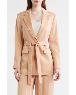 Kobi Halperin Jessi Faux Suede Jacket - Natural