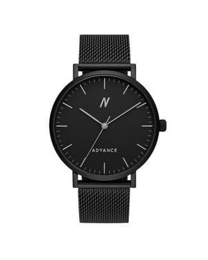 NCMPRBL Advance Sands Mesh Strap Watch, 40Mm - Black