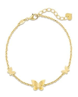 DEVATA Butterfly Chain Bracelet - Metallic