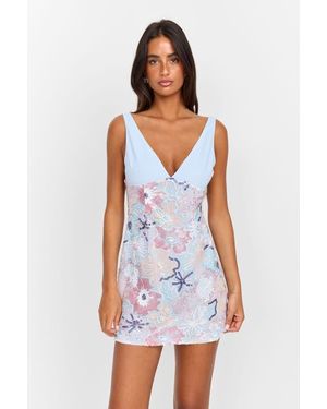Sasha Therese Atlas Mini Dress - White