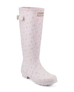 HUNTER X Loveshackfancy Original Tall Waterproof Rain Boot - Pink