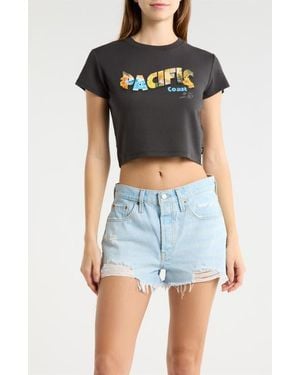 Rip Curl Haley O Shrunken Graphic T-Shirt - Black