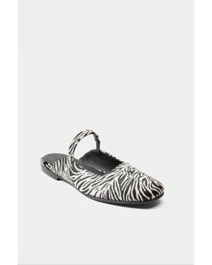 Dante Leather Ballerinas Mara - White