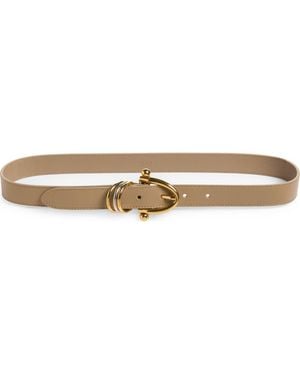 Chloé Bracelet Leather Belt - Natural