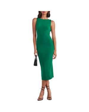 Vici Collection Calhoun Slinky Knit Midi Dress - Green