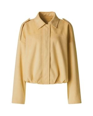 ATS Qiana Suede Jacket - Natural