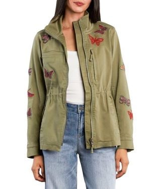 Billy T Rider Embroidered Utility Jacket - Green