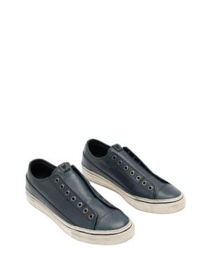 John Varvatos Laceless Low Top Sneaker - Blue