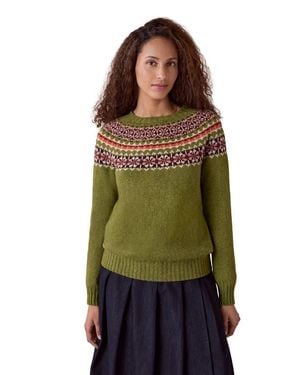 Celtic & Co. Highlands Crew Neck Sweater - Green