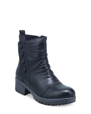 Miz Mooz Dallis Block Heel Bootie - Blue