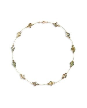 Isshi Desnuda Freshwater Pearl Station Necklace - Multicolor