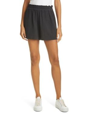 Rails Leighton Pull-On Cotton Shorts - Black