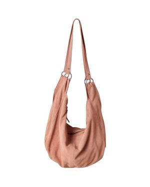 Free People We The Free Roma Suede Tote Bag - Brown