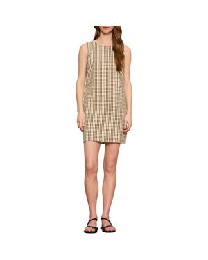 Sanctuary Way To Be Gingham Shift Dress - Natural