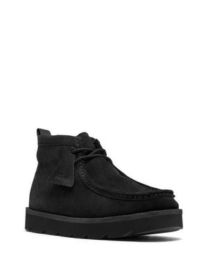 Clarks Meare Wallabee Chukka Boot - Black