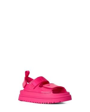 UGG Kids' Goldenglow Glossy Sparkles Water Friendly Sandal - Pink