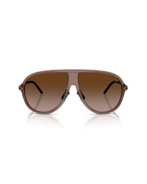 Moncler 61Mm Pilot Sunglasses - Brown