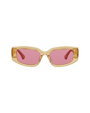 Kurt Geiger 54Mm Rectangular Sunglasses - Pink