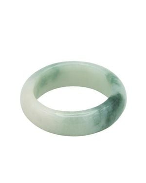 seree Koi Mottled Jade Ring - Green