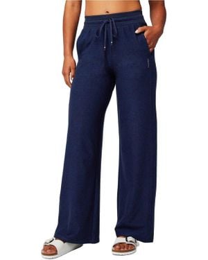 Fabletics Cloud Jersey Wide Leg Pant - Blue