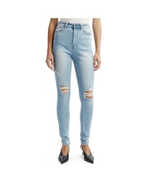 Bardot Khloe High Waist Skinny Jeans - Blue