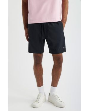 Saint Studio Stadium Tech Drawstring Shorts - Black