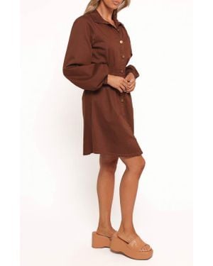 Petal & Pup Phoenix Long Sleeve Minidress - Red