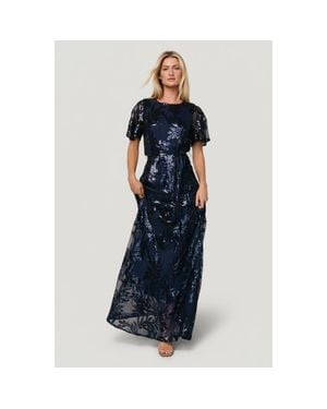 Baltic Born Muse Sequin Maxi Dress - Blue