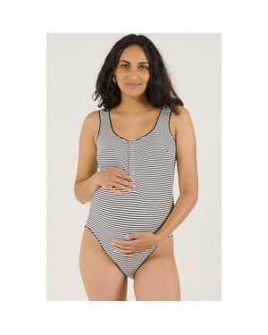 Cache Coeur Maternity Swimsuit Dinard - Blue